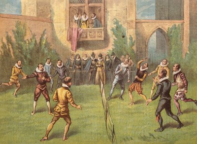 Il fives giocato per la prima volta in Inghilterra davanti alla regina Elisabetta I da English School
