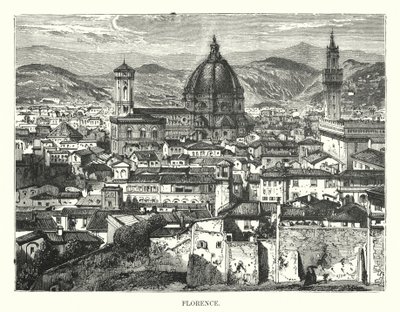 Firenze (incisione) da English School