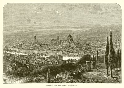 Firenze dalla terrazza di San Miniato da English School