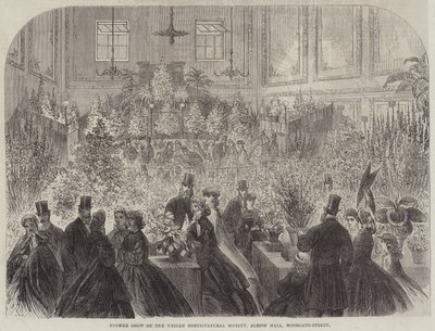 Mostra floreale della United Horticultural Society, Albion Hall, Moorgate-Street da English School