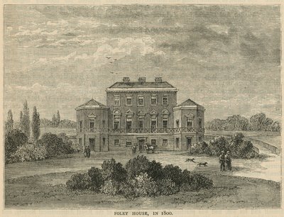 Foley House nel 1800 da English School