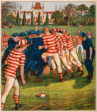 Calcio, da British Sports and Games, pub. c. 1880 da English School