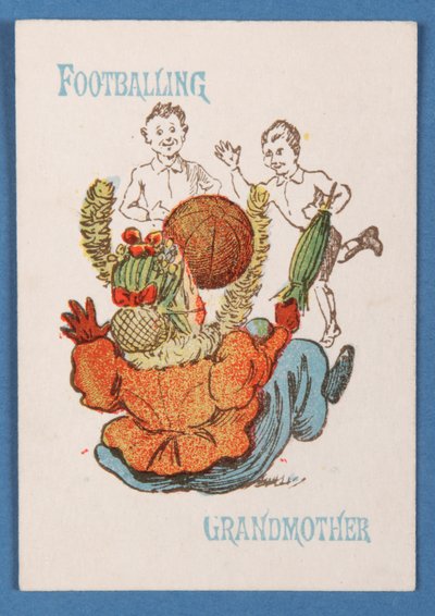 Nonna Calciatrice, dal gioco di carte Happy Families, c.1890-1900 da English School