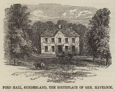 Ford Hall, Sunderland, il luogo di nascita del generale Havelock da English School