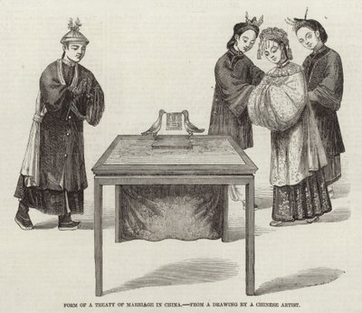 Forma di un trattato di matrimonio in Cina da English School