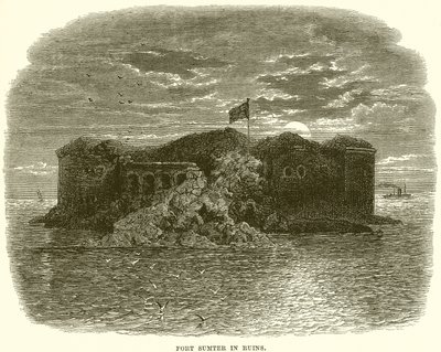 Fort Sumter in rovina da English School