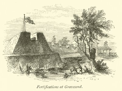 Fortificazioni a Gravesend da English School