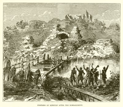 Fortezza di Kinburn dopo il bombardamento da English School