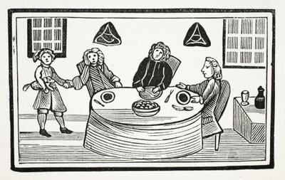 Fortunatus, illustrazione da Chap-books del XVIII secolo di John Ashton, pub. 1882 da English School