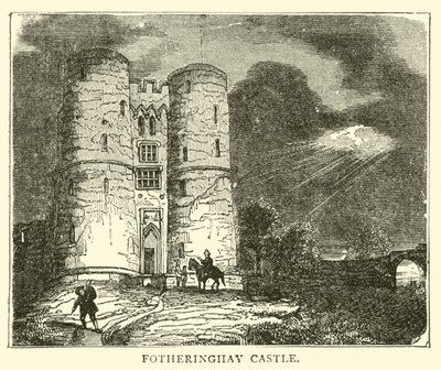Castello di Fotheringhay da English School