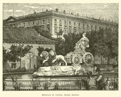 Fontana di Cibele, Prado, Madrid da English School