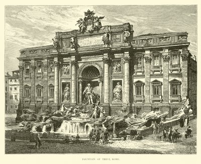 Fontana di Trevi, Roma da English School