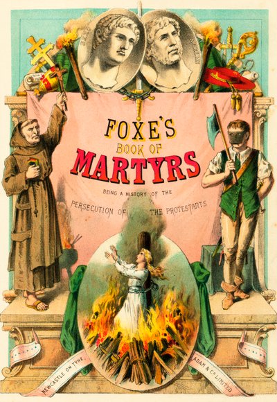 Libro dei Martiri di Foxe: Pagina del titolo da English School