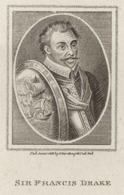 Francis Drake (incisione) da English School