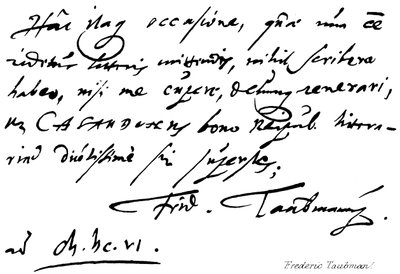 Frederic Taubman da English School