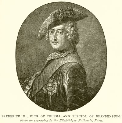 Federico II, Re di Prussia e Elettore di Brandeburgo da English School