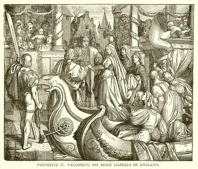 Federico II accoglie la sua sposa Isabella d