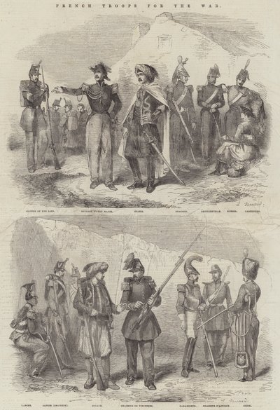 Truppe Francesi per la Guerra da English School