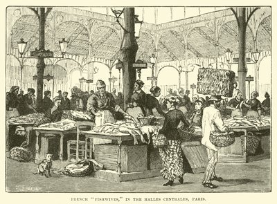 Pescivendole francesi, nelle Halles Centrales, Parigi da English School