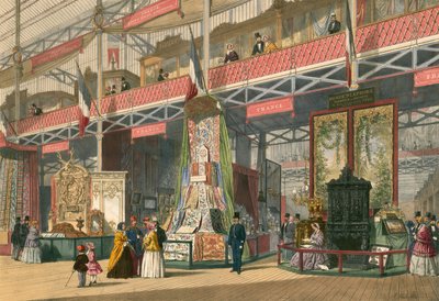 Sezione francese della Grande Esposizione del 1851 da English School