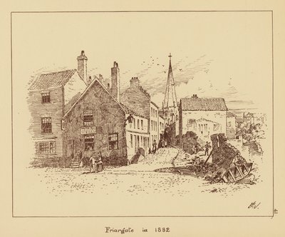 Friargate nel 1882 da English School