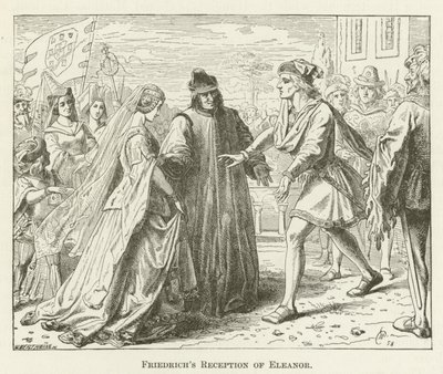 La ricezione di Eleonora da parte di Federico da English School