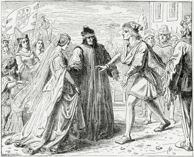 La ricezione di Eleonora da parte di Federico da English School
