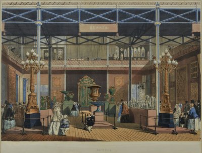 Da "Immagini complete di Dickinson della Grande Esposizione del 1851", pubblicato 1854 Russia, 1854 da English School