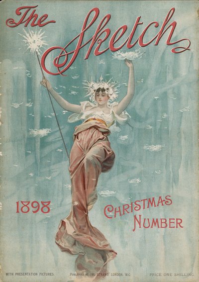 Copertina del numero di Natale di The Sketch, 1898 da English School
