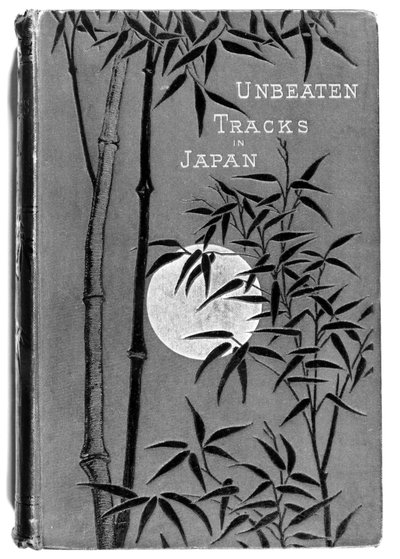 Copertina di Unbeaten Tracks in Japan di Isabella Bird (1831-1904) prima edizione, pubblicata da John Murray, 1880 da English School