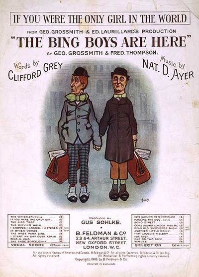 Copertina della partitura musicale per 