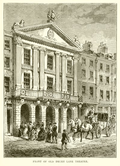 Facciata del Vecchio Teatro Drury Lane da English School
