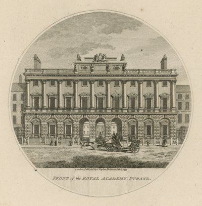 Fronte della Royal Academy, Strand da English School