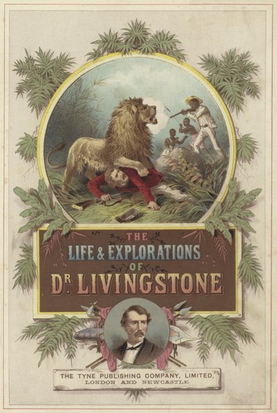Frontespizio per La vita e le esplorazioni di David Livingstone da English School