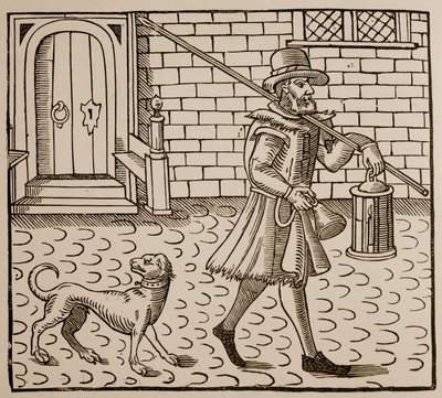 Frontespizio da The Bellman of London, di Thomas Dekker (1572-1632), 1616 da English School
