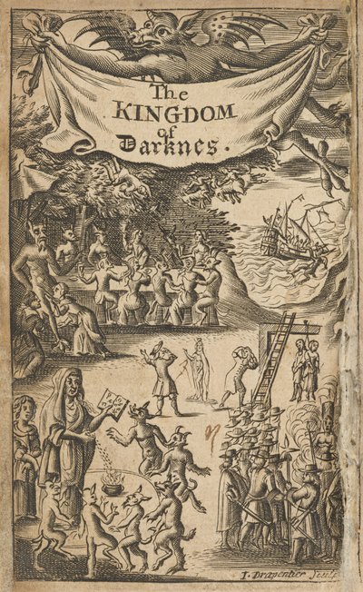 Frontespizio di Nathaniel Crouch, The Kingdom of Darkness da English School