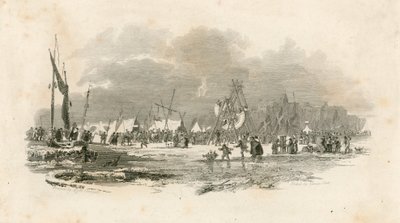 Frost Fair del 1814 da English School