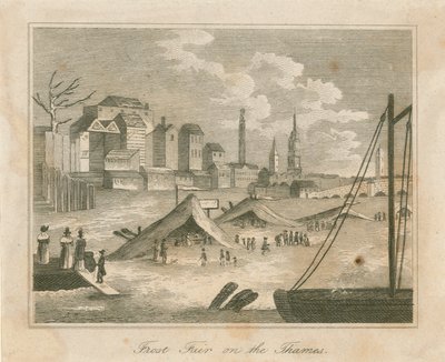 Frost Fair del 1814 da English School