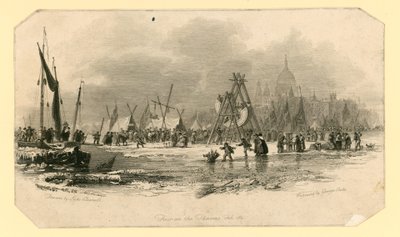 Frost Fair del 1814 da English School
