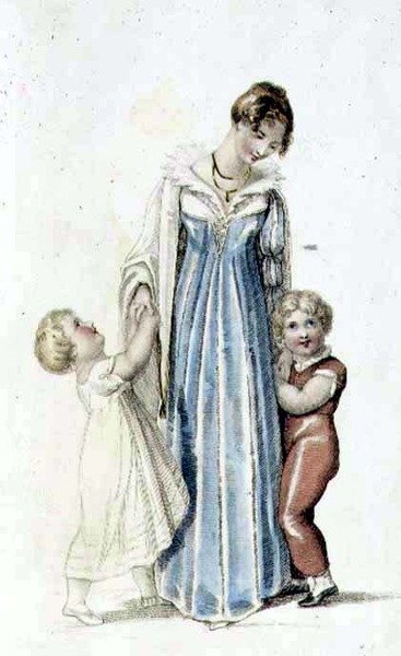 Abito da sera, tavola di moda da Ackermann