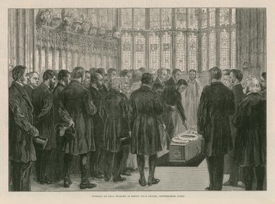 Funerale del Decano Stanley nella Cappella di Enrico VII da English School