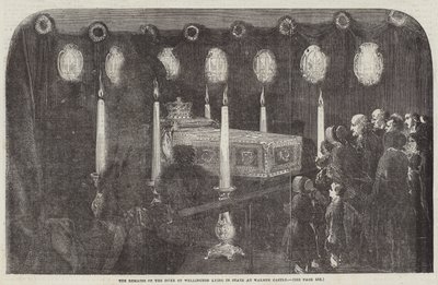 Funerale del Duca di Wellington (incisione) da English School