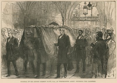 Funerale del defunto Sir George Gilbert Scott, RA, all