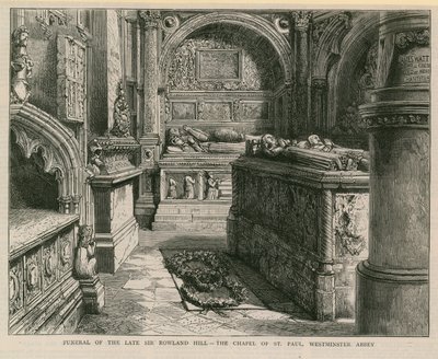 Funerale del defunto Sir Rowland Hill da English School