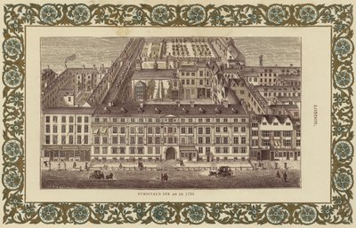 Furnivals Inn nel 1750 da English School