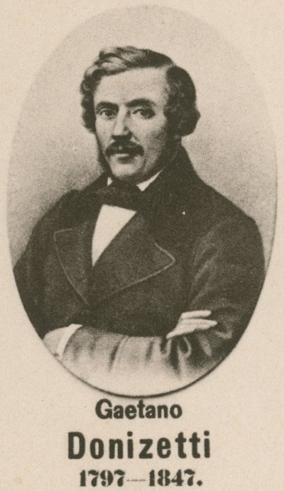 Gaetano Donizetti (incisione) da English School