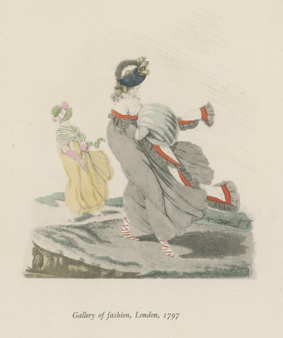 Gallery of Fashion, Londra, 1797 da English School