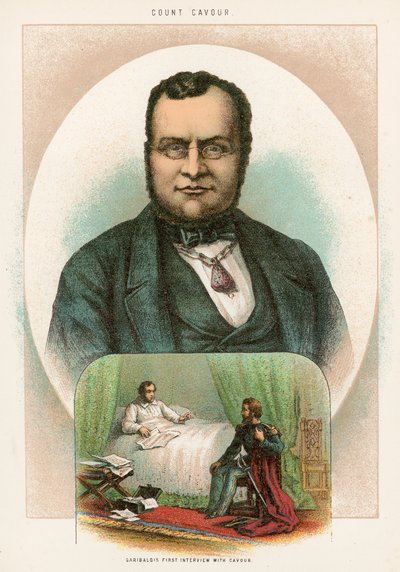 Il primo incontro di Garibaldi con Cavour da English School