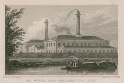 Impianti del Gas vicino al Canale dei Regenti, Londra da English School