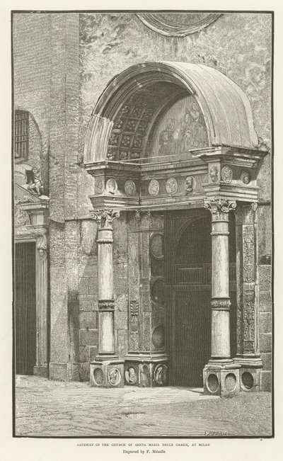 Portale della Chiesa di Santa Maria delle Grazie, a Milano da English School